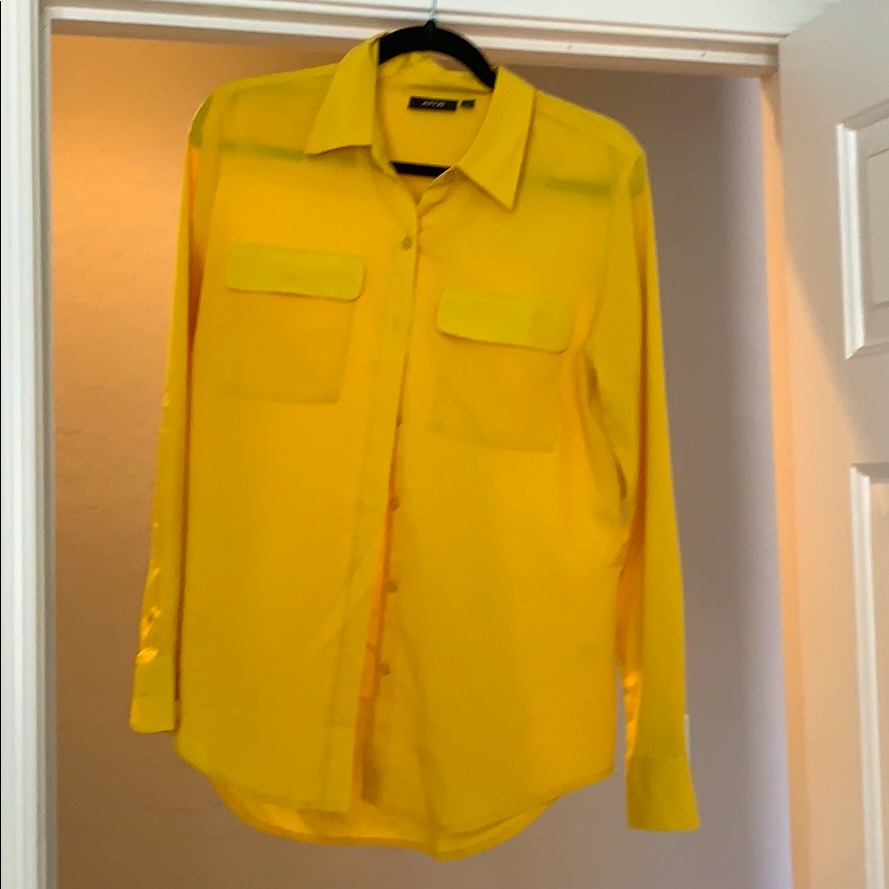 Gold/Yellow Button Up